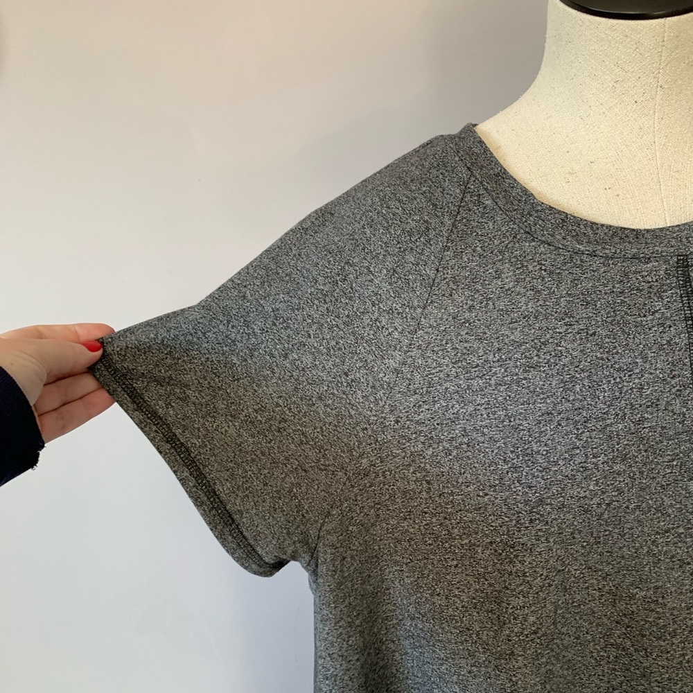 Torrid🐺grey short sleeve shift swing dress Sz 2 - Picture 6 of 8